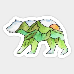 Mountain Bear Sticker